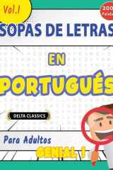 Sopa de Letras En Portugués Para Adultos - Genial! Vol.1 - Delta Classics cover image
