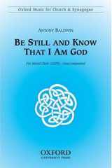 Be Still and Know That I Am God Vocal Score cover image