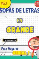 Sopa de Letras En Español Para Mayores - Genial! Vol.1 - Delta Classics cover image
