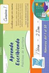 Practicas de Escritura - Numeros del 1 al 50 - Letra Cursiva, Nivel 1 - Aprende Escribiendo - Ninos y Adultos. Espanol - N150C1LS cover image