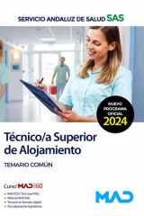 Técnico/a Superior en Alojamiento del Servicio Andaluz de Salud. Temario común cover image