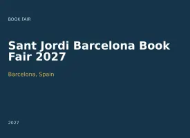 Sant Jordi Barcelona Book Fair 2027