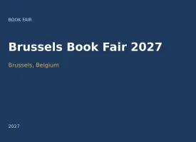Brussels Book Fair 2027