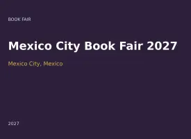 Mexico City Book Fair 2027