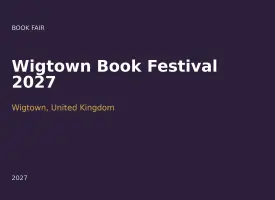 Wigtown Book Festival 2027